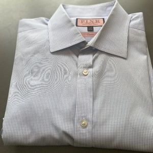 PINK - Thomas Pink - Jermyn Street London - Classic (17 - 35) -Blue/white  check